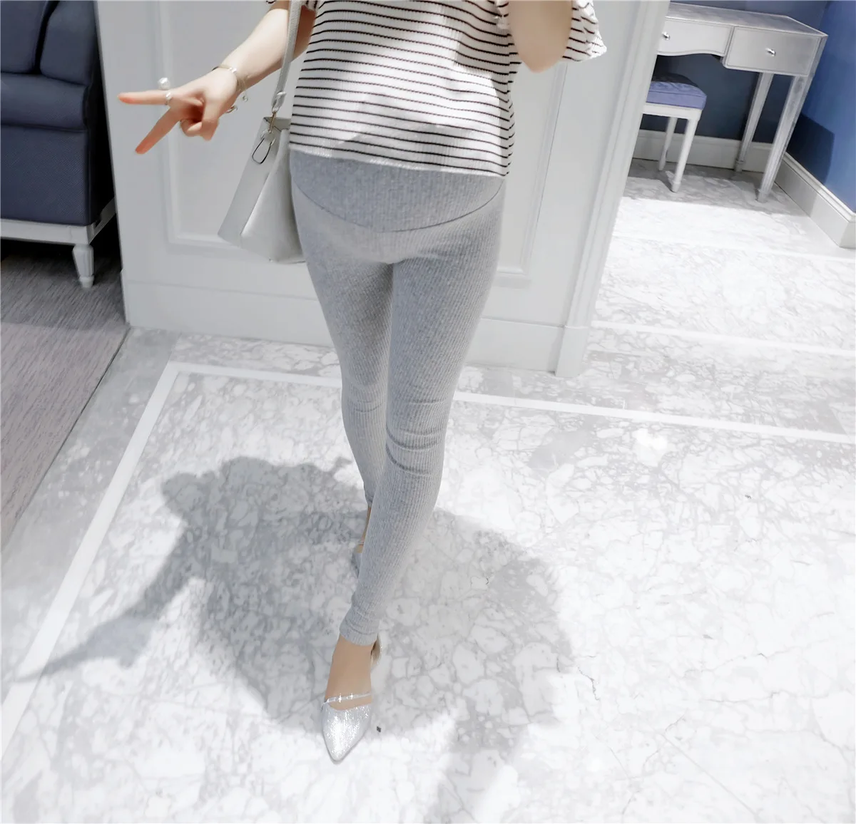 Maternity Women Spring Autumn Full Length High Elastic Waist Thread Cotton Pant Pregnant Belly Care Slim Leg Underwear Trousers
Maternity Women Spring Autumn Full Length High Elastic Waist Thread Cotton Pant Pregnant Belly Care Slim Leg Underwear Trousers