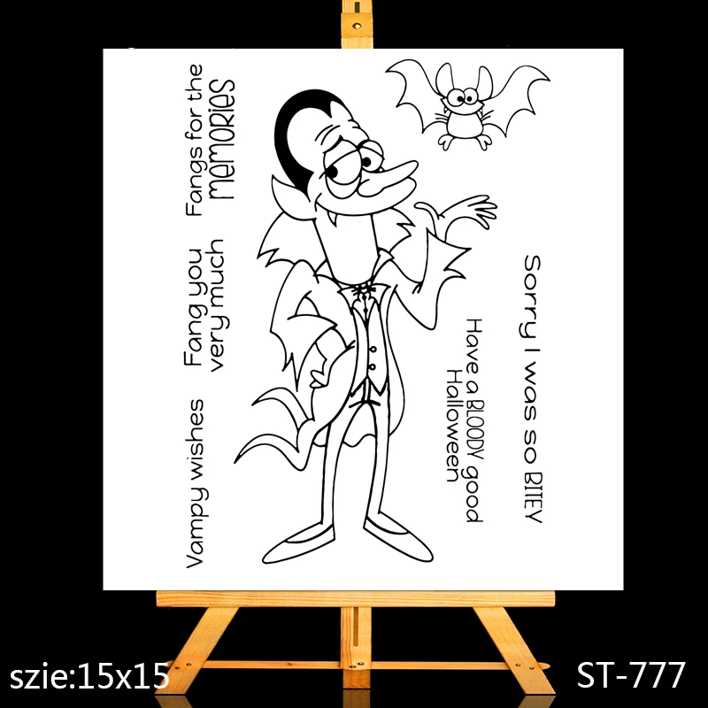 ZhuoAng Halloween vampire Clear Stamps/Card Making Holiday decorations For scrapbooking Transparent stamps
ZhuoAng Halloween vampire Clear Stamps/Card Making Holiday decorations For scrapbooking Transparent stamps