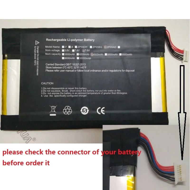 Аккумулятор для Chuwi Lapbook Air 14 1 CWI533 Tablet PC New Li Po перезаряжаемый аккумулятор запасная