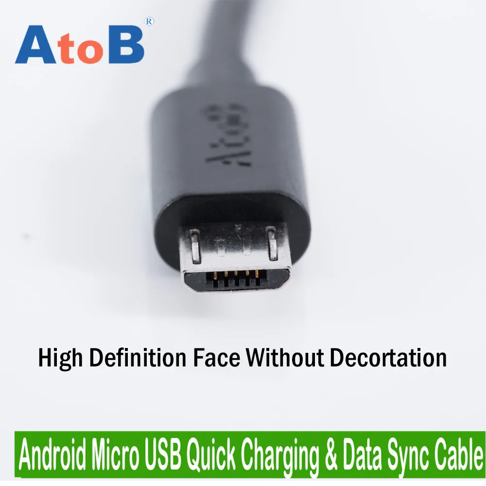 ATOB Android-смартфон Micro USB Универсальный зарядный кабель для передачи данных Samsung Honor