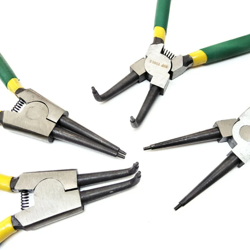4 PC 7 Circlip Pliers Internal External Bent Nose Straight Tip/Snap Ring Tools
4 PC 7 Circlip Pliers Internal External Bent Nose Straight Tip/Snap Ring Tools