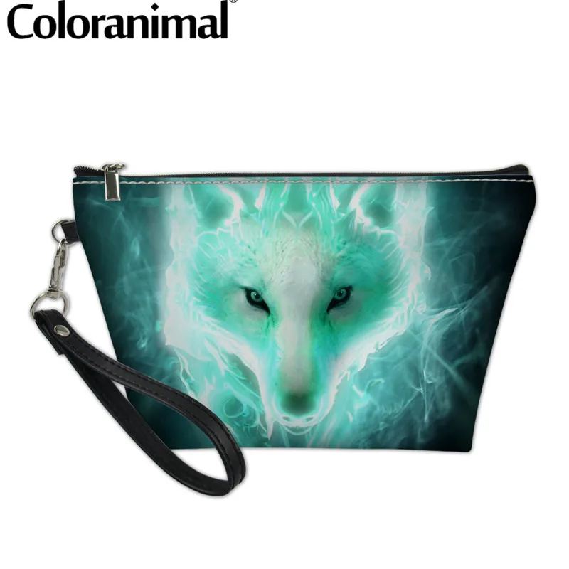 Coloranimal Cosmetics Bag Leather PU Makeup Case Cool Animal Wolf Necessarie Wash Kits Toiletry Organize Female Make Up Toiletry
Coloranimal Cosmetics Bag Leather PU Makeup Case Cool Animal Wolf Necessarie Wash Kits Toiletry Organize Female Make Up Toiletry