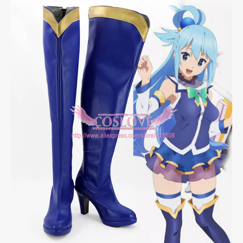 Kono Subarashii Sekai ni Shukufuku o Aqua Blue Cosplay Shoes Boots CosplayLove For Halloween Christmas Party
Kono Subarashii Sekai ni Shukufuku o Aqua Blue Cosplay Shoes Boots CosplayLove For Halloween Christmas Party