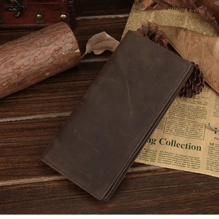 Men's Long Wallet purse pack Genuine Leather Card Holder Male Retro Casual Cowhide Crazy Horse Simple Money Bags Cash Photo Man
Men's Long Wallet purse pack Genuine Leather Card Holder Male Retro Casual Cowhide Crazy Horse Simple Money Bags Cash Photo Man