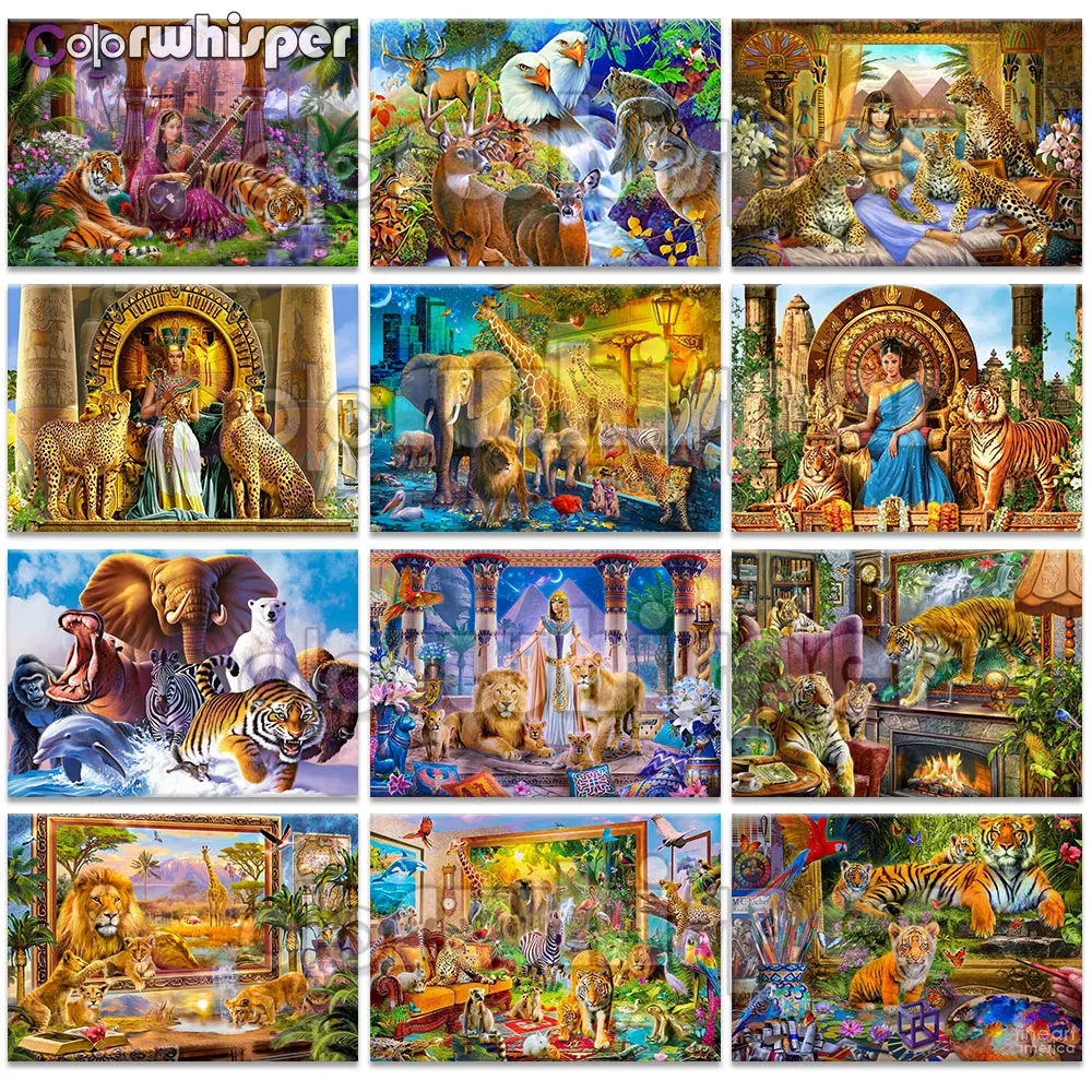 Diamond Painting Full Square/ Round Jungle World Tiger Colourful Animal Daimond Painting Rhinestone Embroidery Cross Stitch 650D
Diamond Painting Full Square/ Round Jungle World Tiger Colourful Animal Daimond Painting Rhinestone Embroidery Cross Stitch 650D