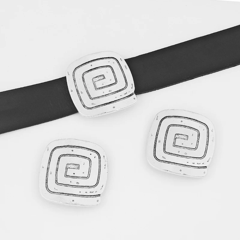 3pcs/Set Geometric Swirl Spiral Hammered Flat Leather Bracelet Connectors Handmade Accessories Use For DIY Jewelry Making
3pcs/Set Geometric Swirl Spiral Hammered Flat Leather Bracelet Connectors Handmade Accessories Use For DIY Jewelry Making