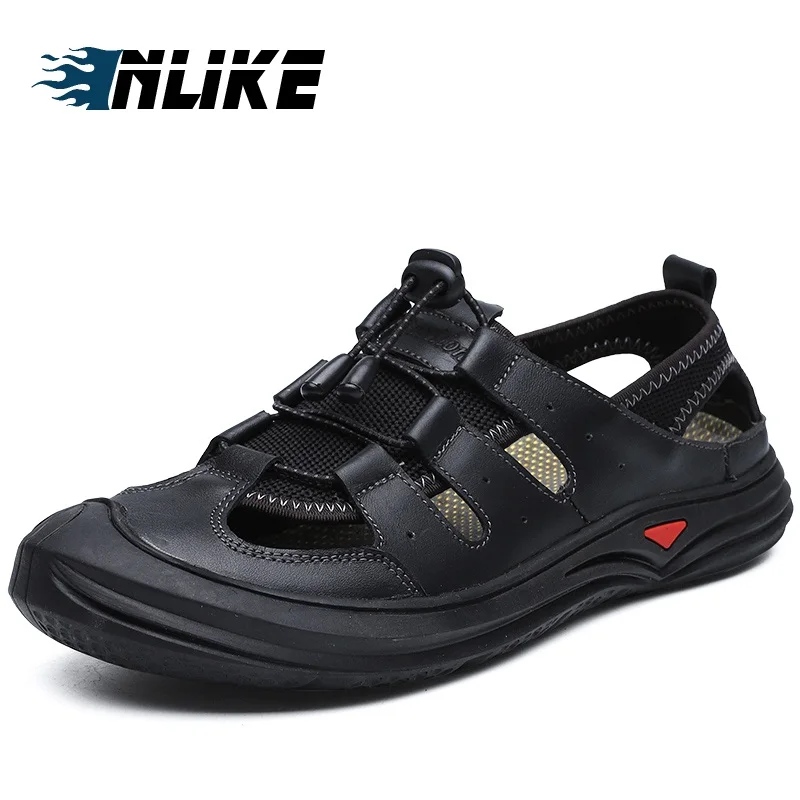 Summer Shoes Men Big Size Sandals Genuine Leather Quality Design Outdoor Beach Sandals
Summer Shoes Men Big Size Sandals Genuine Leather Quality Design Outdoor Beach Sandals