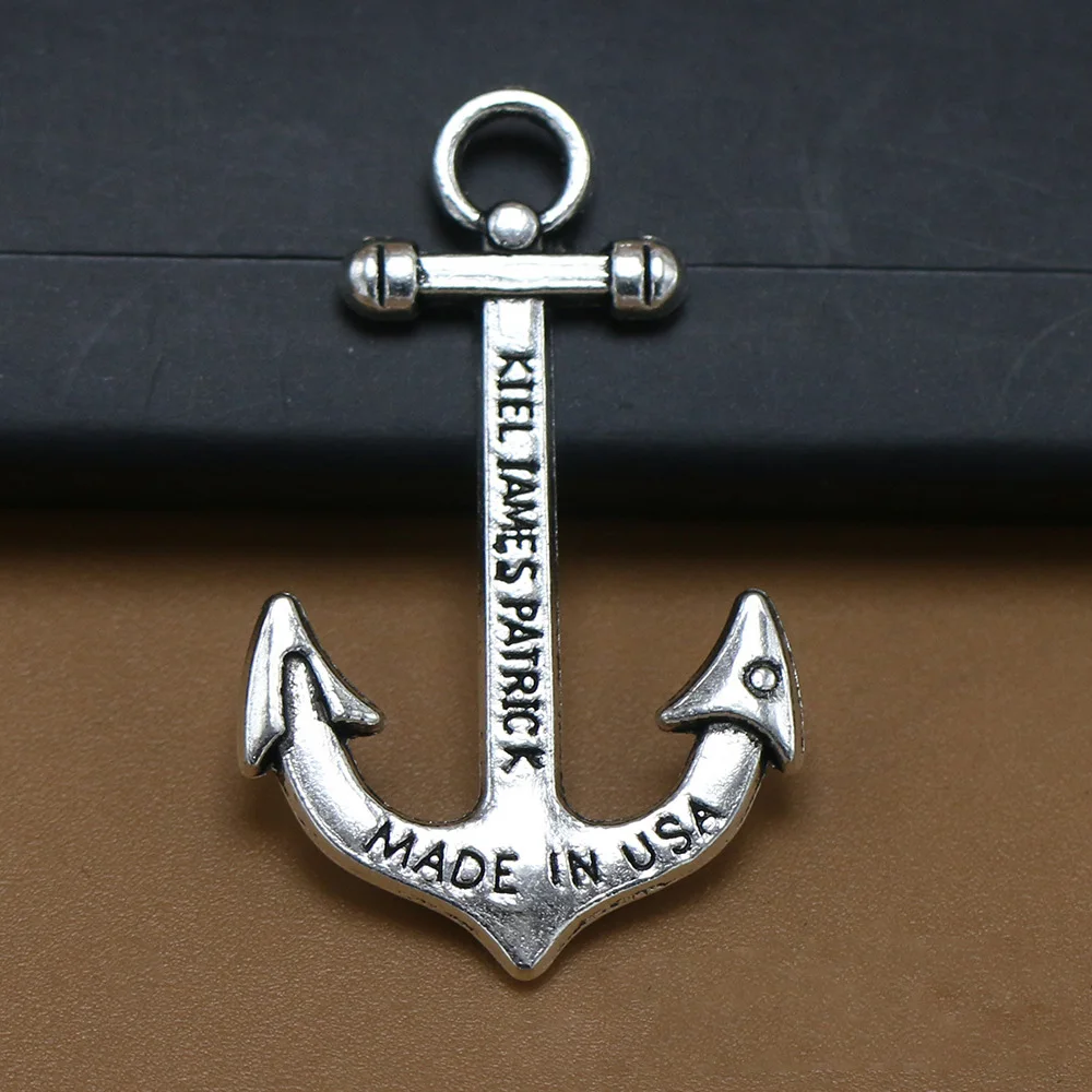 ANGRLY 10pcs 36*23mm Have Hook Up Metal Ancient Silver Letters Bronze Anchor Pendant Pirate Sailing Decoration Craft Supplies
ANGRLY 10pcs 36*23mm Have Hook Up Metal Ancient Silver Letters Bronze Anchor Pendant Pirate Sailing Decoration Craft Supplies