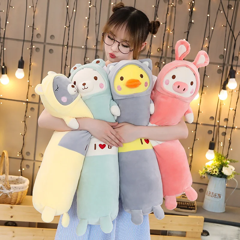 65/90cm Cute Long Teddy Bear Pig Duck Sheep Plush Pillow Stuffed Soft Cartoon Animals Toy Sofa Cushion Kid Girls Birthday Gift
65/90cm Cute Long Teddy Bear Pig Duck Sheep Plush Pillow Stuffed Soft Cartoon Animals Toy Sofa Cushion Kid Girls Birthday Gift