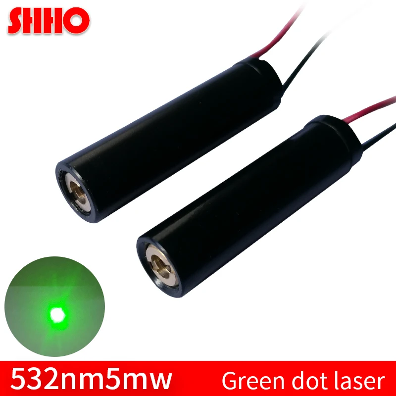 

High quality 532nm 5mw green dot laser module long distance laser positioning locator accessories green point industrial laser