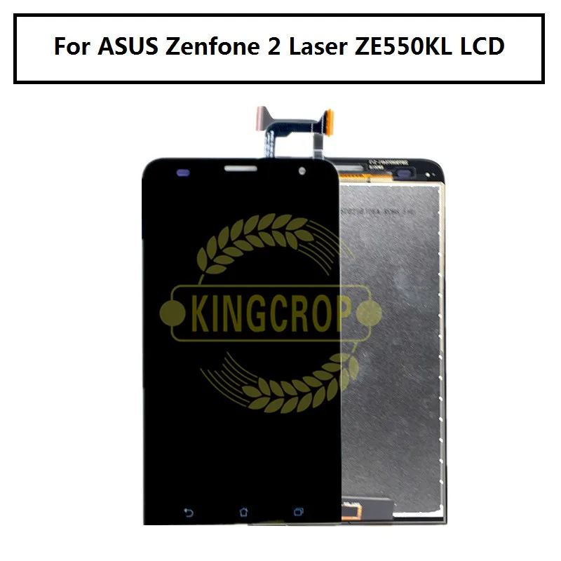 Для Asus Zenfone 2 Лазерный ЖК-дисплей + сенсорный экран в сборе дисплей для ZE550KL Черный