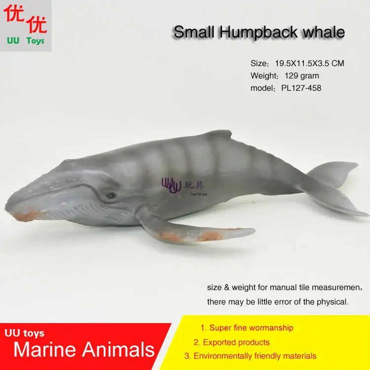 Hot toys little humpback whale Simulation model Marine Animals Sea Animal kids gift educational props Action Figures
Hot toys little humpback whale Simulation model Marine Animals Sea Animal kids gift educational props Action Figures