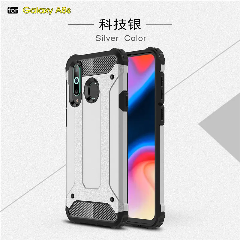 Чехол для Samsung Galaxy A8S, противоударный мягкий силиконовый + жесткий пластиковый чехол для Samsung Galaxy A8s, чехол для Samsung A8s
Чехол для Samsung Galaxy A8S, противоударный мягкий силиконовый + жесткий пластиковый чехол для Samsung Galaxy A8s, чехол для Samsung A8s