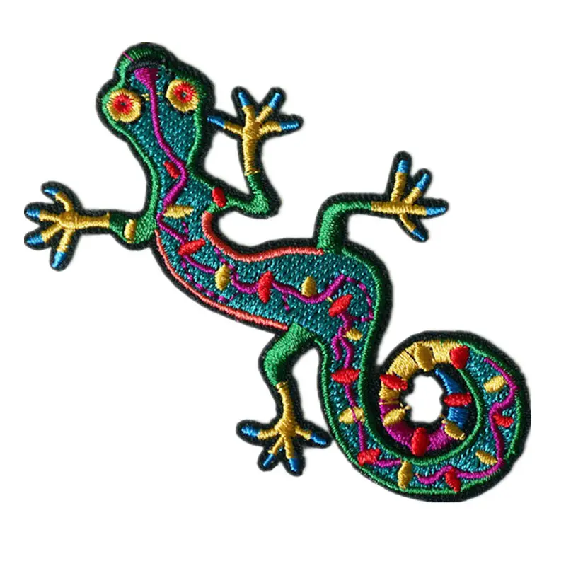 Embroidered Colorful Gecko Patch Four Legged Snake Sewing Iron On Badge For Bag Jeans Hat Appliques DIY Handwork Sticker Decor
Embroidered Colorful Gecko Patch Four Legged Snake Sewing Iron On Badge For Bag Jeans Hat Appliques DIY Handwork Sticker Decor