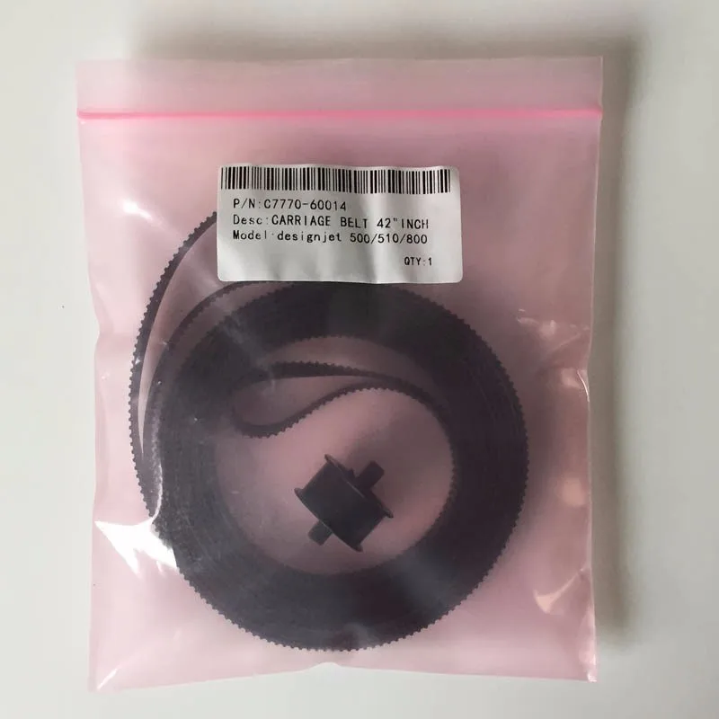Carriage Belt 42" B0 Size with Pulley for Printers HP DesignJet 500 500PS 800 800PS 510 510PS 815 CC800PS 820 815MFP 820MFP
Carriage Belt 42" B0 Size with Pulley for Printers HP DesignJet 500 500PS 800 800PS 510 510PS 815 CC800PS 820 815MFP 820MFP