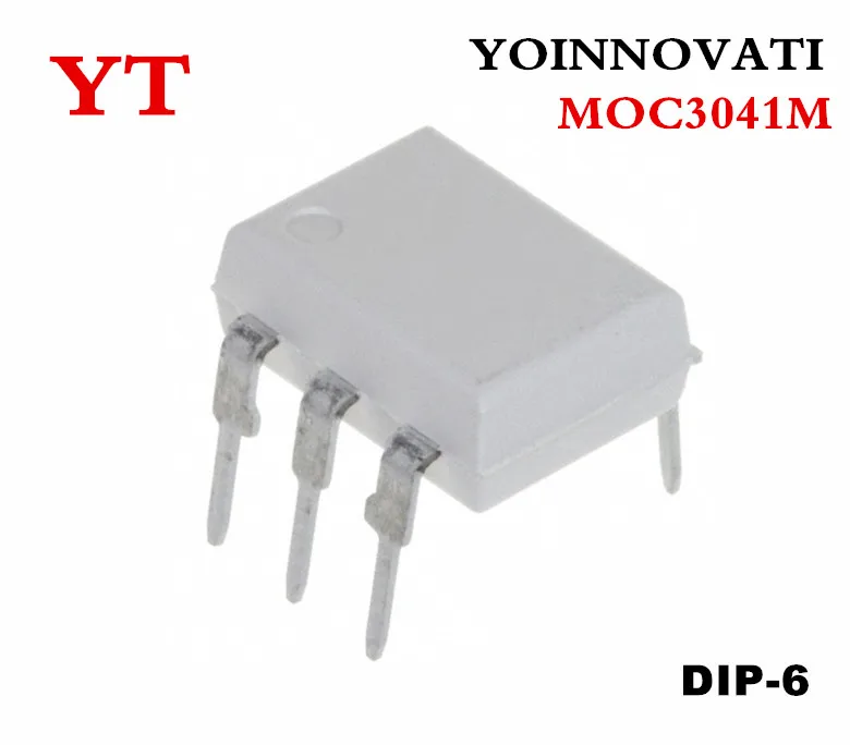 10pcs/lot MOC3041M MOC3041 OPTOCOUPLER TRIAC 400V DIP6 IC