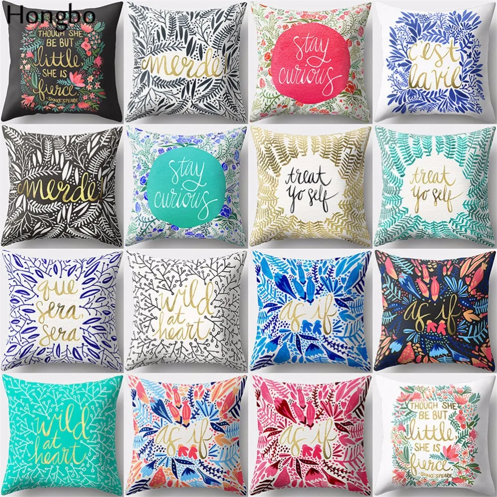 Hongbo 1 Pcs Flower Letters Manda Datura Throw Pillow Case Decorative Cushion Cover for Home Sofa Car
Hongbo 1 Pcs Flower Letters Manda Datura Throw Pillow Case Decorative Cushion Cover for Home Sofa Car