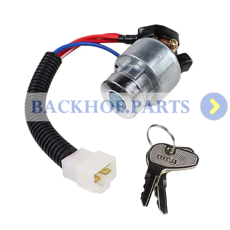 Ignition Switch w/Two Keys TC020-31822 for Kubota L2600F L3000F L3400F L4300F L4600F L2501H L2501F MX5000
Ignition Switch w/Two Keys TC020-31822 for Kubota L2600F L3000F L3400F L4300F L4600F L2501H L2501F MX5000