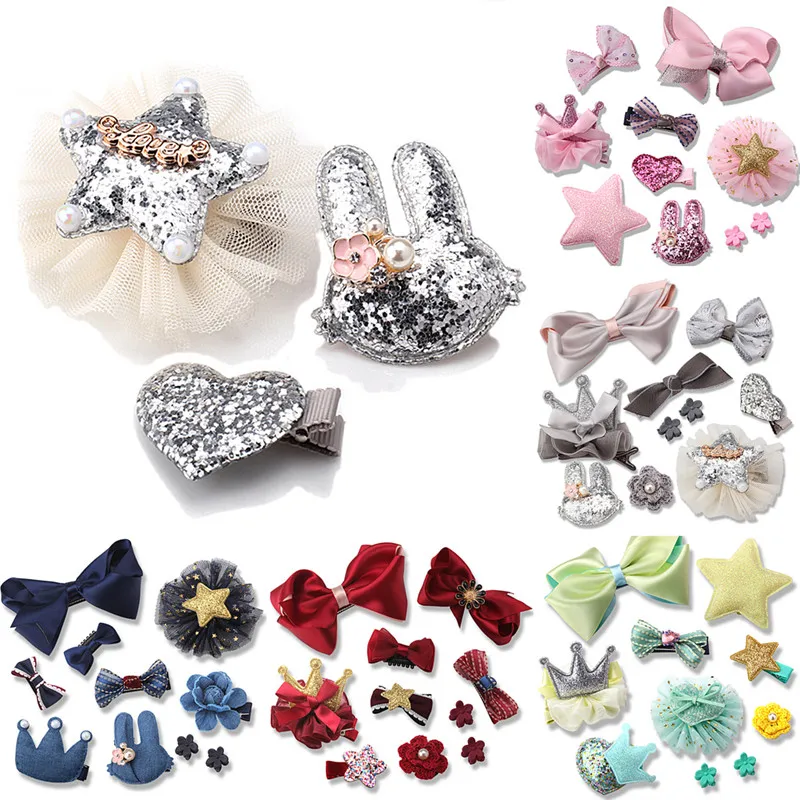 10Pcs Kids Hairpins Headwear Set Children Accessories Ribbon Bow Hair clip Rabbit Ears for Girls Princess Crown Headdress
10Pcs Kids Hairpins Headwear Set Children Accessories Ribbon Bow Hair clip Rabbit Ears for Girls Princess Crown Headdress