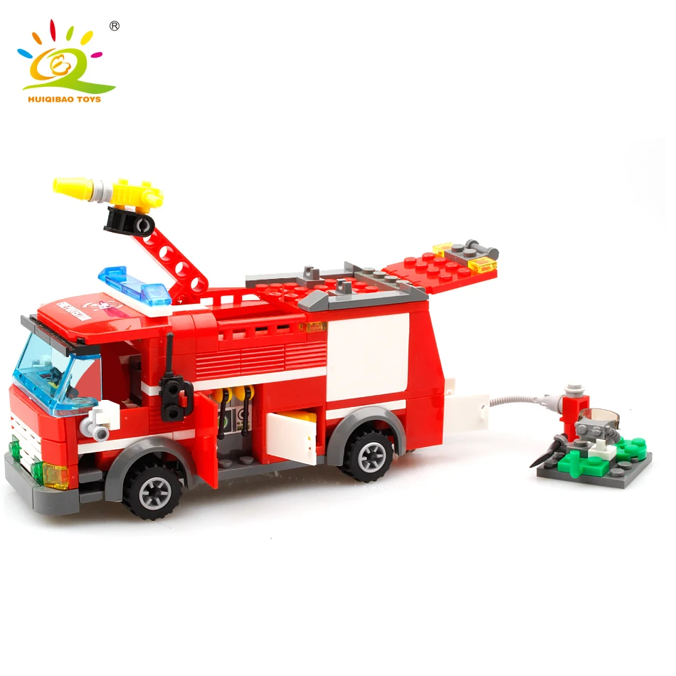 HUIQIBAO 206PCS City Fire Sprinkler Car Fireman Figures Building Blocks Firefighter Vehicle Construction Bricks Toy for Children
HUIQIBAO 206PCS City Fire Sprinkler Car Fireman Figures Building Blocks Firefighter Vehicle Construction Bricks Toy for Children