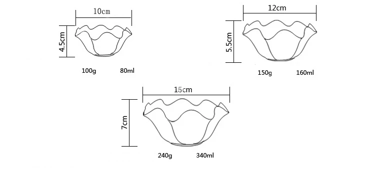 AIMS White ceramic creative curling salad bowl, small material dish, dim sum bowl, small bowl of rice, wavy fruit bowl
AIMS White ceramic creative curling salad bowl, small material dish, dim sum bowl, small bowl of rice, wavy fruit bowl