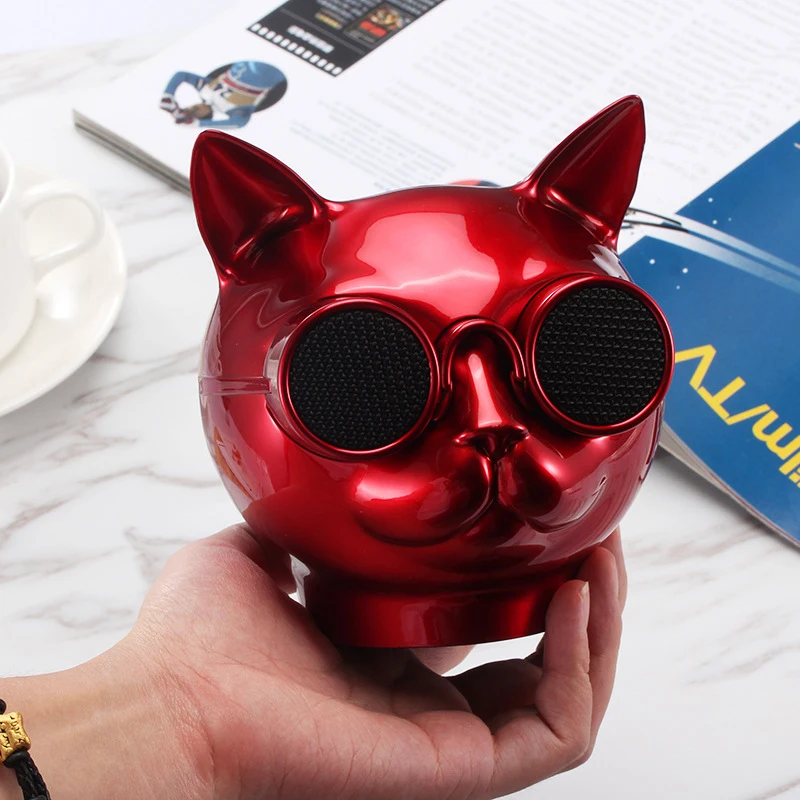 ELRVIKE T8 Cat Head Bluetooth Speaker Protable Mini Cute Speaker With Microphone Support TF Card Fashion Style Speaker
ELRVIKE T8 Cat Head Bluetooth Speaker Protable Mini Cute Speaker With Microphone Support TF Card Fashion Style Speaker