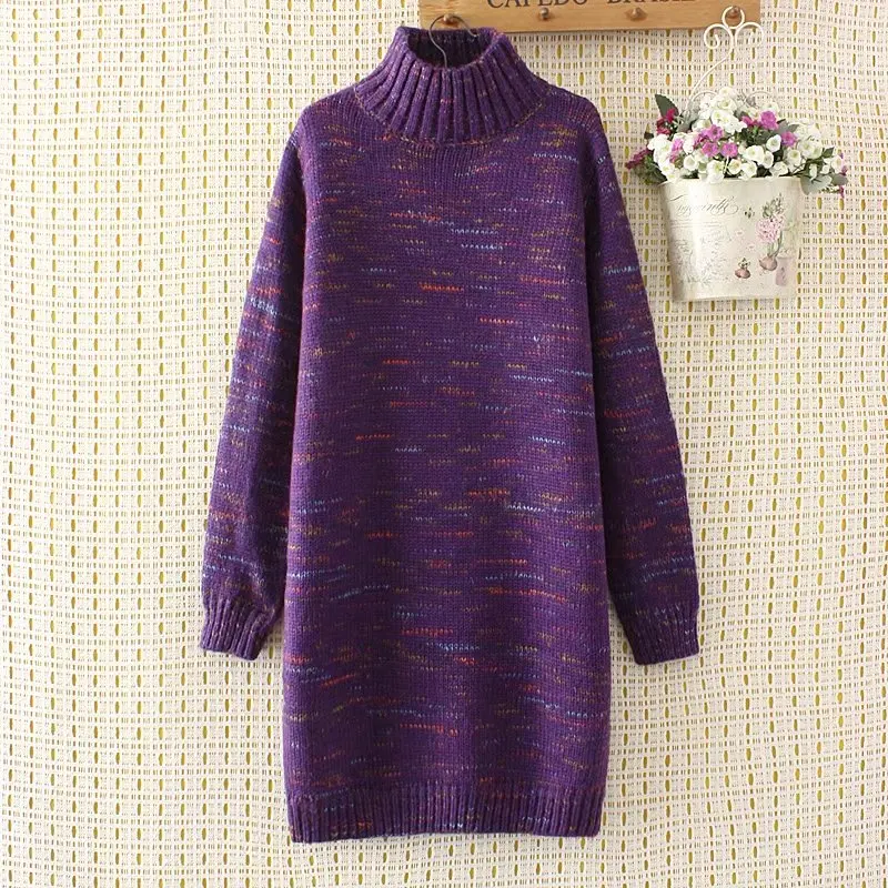 plus size women wool turtleneck long women pullovers winter thick sweater 2017 casual ladies solid Purple 4XL knitted jackets
plus size women wool turtleneck long women pullovers winter thick sweater 2017 casual ladies solid Purple 4XL knitted jackets