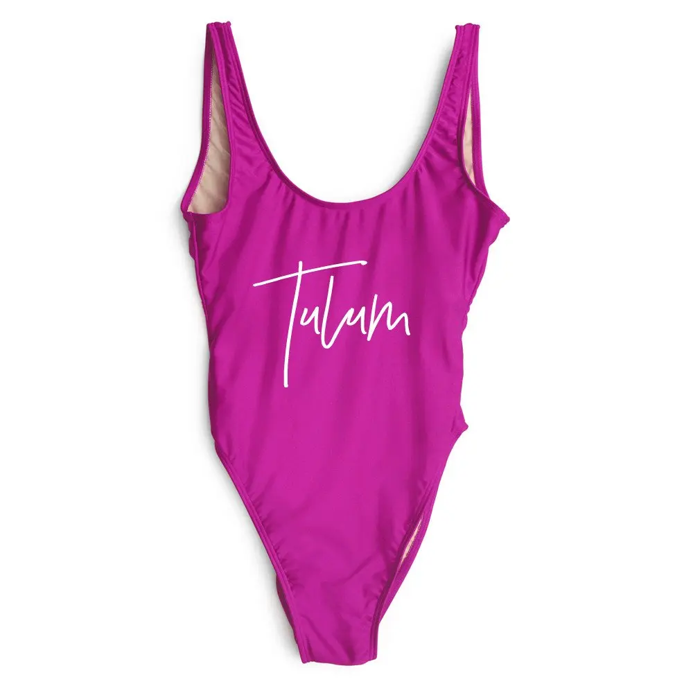 Women Sexy Bodysuit High-Quality Summer TULUM Lettet Print Swimwear Bathing Suit Jumpsuits Beachwear free shipping
Women Sexy Bodysuit High-Quality Summer TULUM Lettet Print Swimwear Bathing Suit Jumpsuits Beachwear free shipping