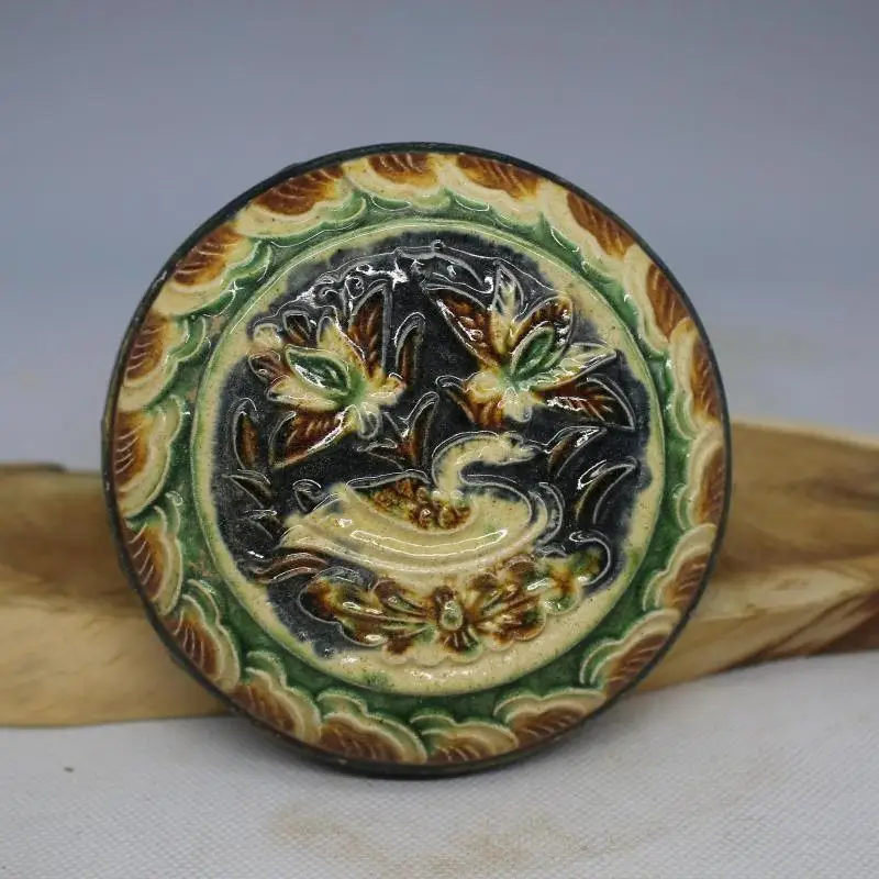 Редкая Династия Тан (618-907), трехцветная фарфоровая шкатулка Тан, бесплатная доставка
Редкая Династия Тан (618-907), трехцветная фарфоровая шкатулка Тан, бесплатная доставка