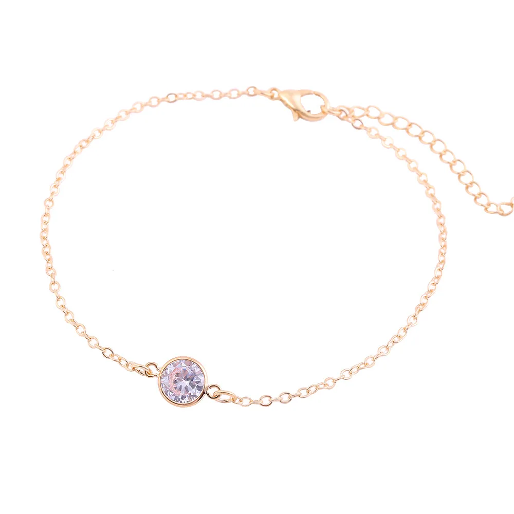 Fashion Rose Gold Foot Chain Anklets Summer Beach Exquisite Zircon Pendant Leg Anklet Bracelet for Women Jewelry
Fashion Rose Gold Foot Chain Anklets Summer Beach Exquisite Zircon Pendant Leg Anklet Bracelet for Women Jewelry