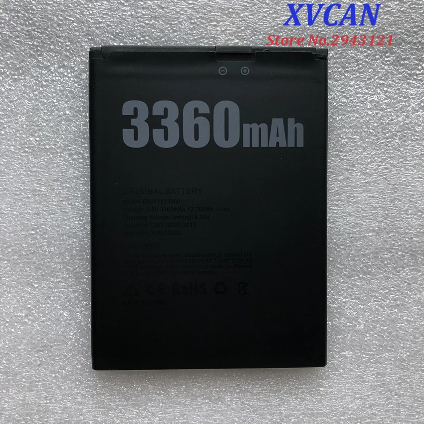 100% новый DOOGEE X30 BAT17613360 запасные части 3360 мАч запасная батарея для смартфона