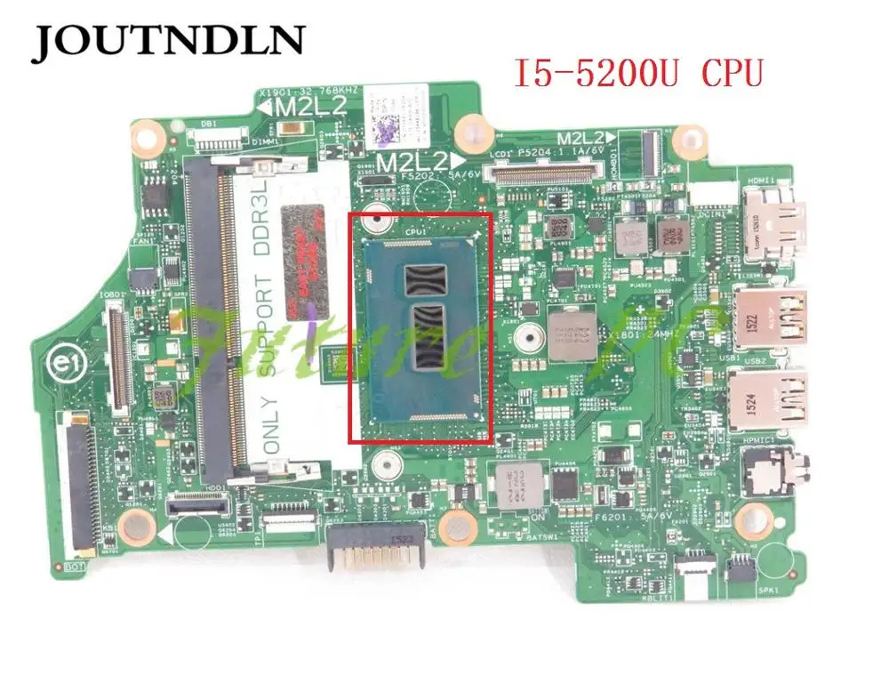 JOUTNDLN для Dell 13 7352 15 7558 Laotop материнская плата 7166J 07166J CN 07166j 8X6G1 DDR3L 13321 1 Вт/I5