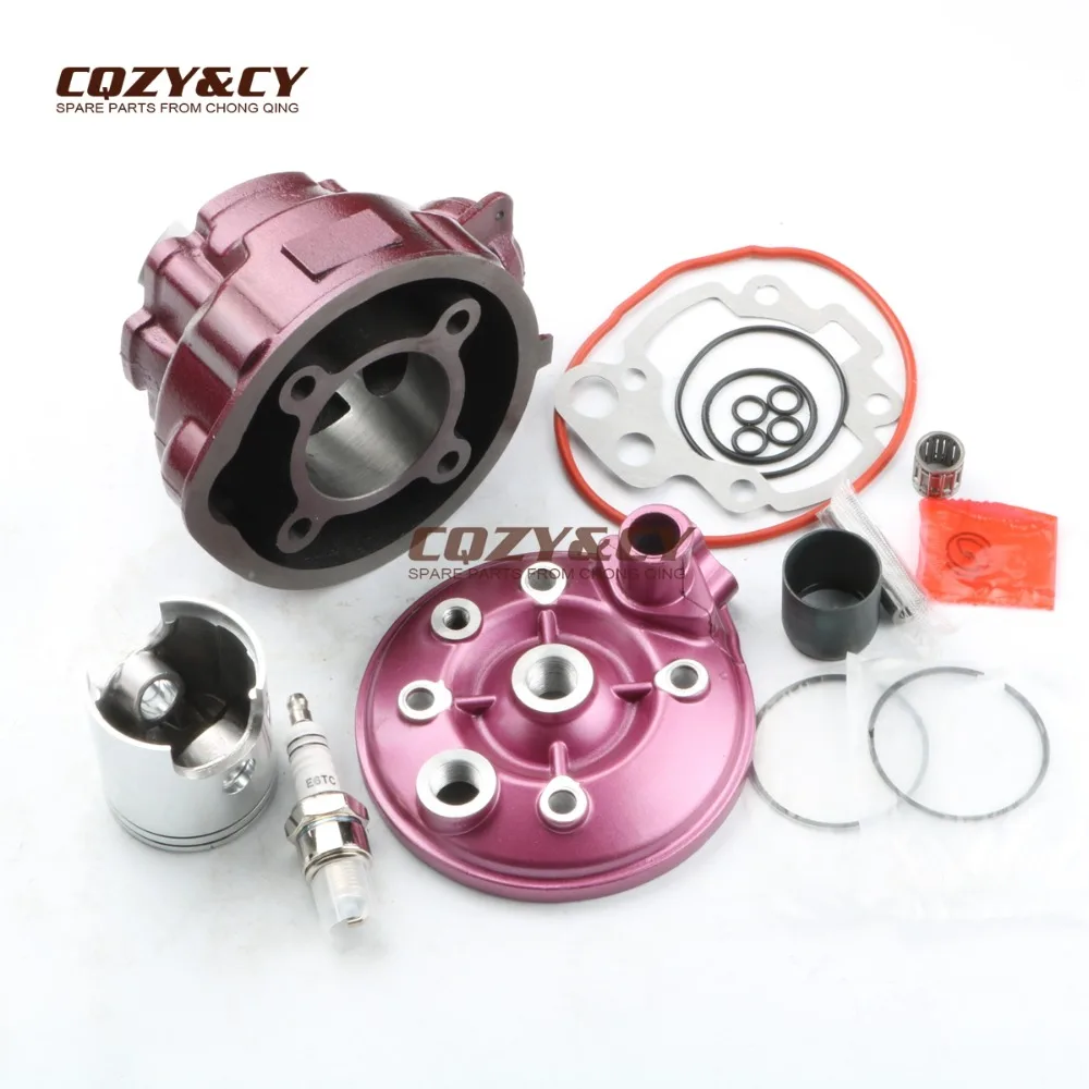 49mm / 12mm 90cc Big Bore Cylinder Kit & Cylinder Head Cap for minarelli MOTORHISPANIA Furia 50 RX50 RYZ 50 AM6 2T
49mm / 12mm 90cc Big Bore Cylinder Kit & Cylinder Head Cap for minarelli MOTORHISPANIA Furia 50 RX50 RYZ 50 AM6 2T