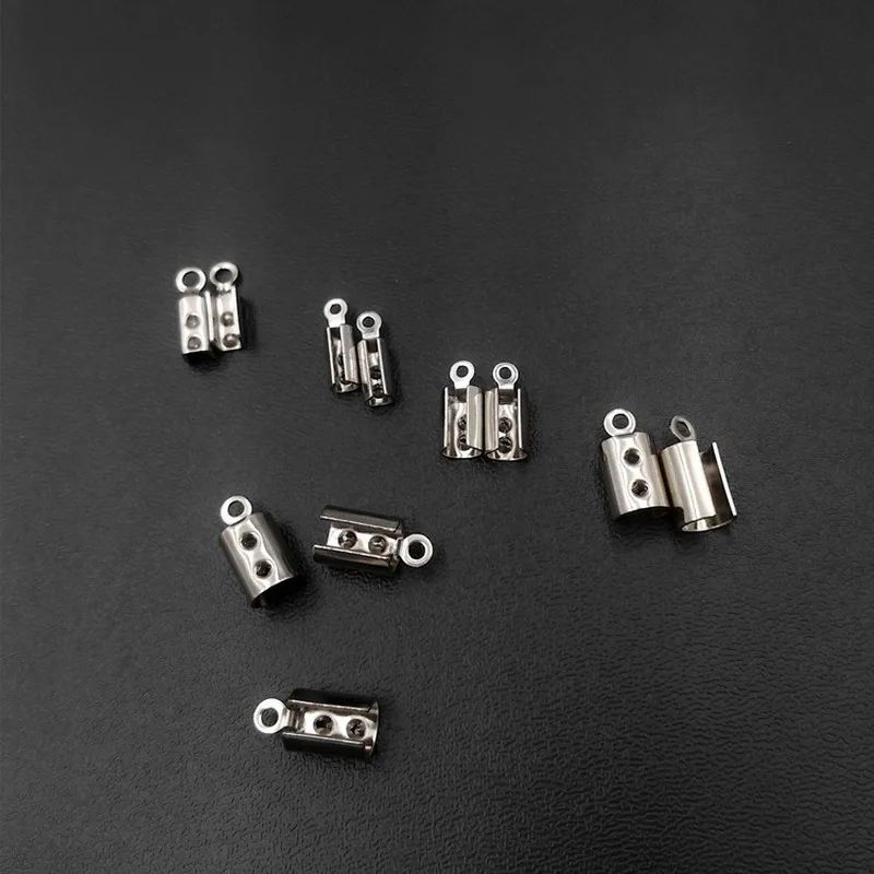 100pcs/lot Stainless Steel Cord Crimp Beads End Caps For Jewelry DIY Making Handmade Accessories
100pcs/lot Stainless Steel Cord Crimp Beads End Caps For Jewelry DIY Making Handmade Accessories