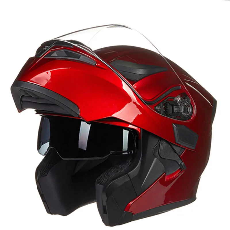 New Arrival JIEKAI 902 flip up double lens motorcycle helmet removable and washable liner Aerodynamic design modular helmet
New Arrival JIEKAI 902 flip up double lens motorcycle helmet removable and washable liner Aerodynamic design modular helmet
