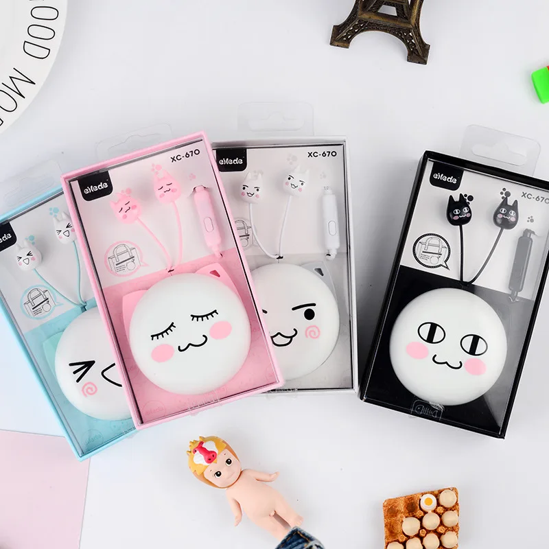Eilede Yi Le Di cute cat ear headset cartoon box boutique XC670 | Мобильные телефоны и аксессуары