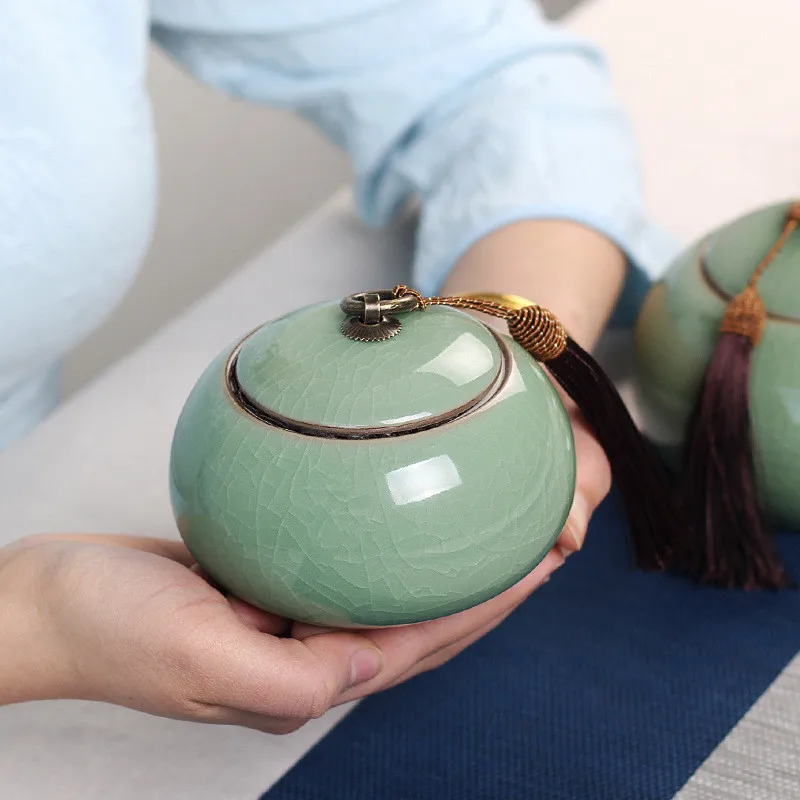 Контейнер для хранения чая Celadon, емкость для хранения керамического чая, подарок, портативные Герметичные банки для чая, специй, кофе, домашн...
Контейнер для хранения чая Celadon, емкость для хранения керамического чая, подарок, портативные Герметичные банки для чая, специй, кофе, домашн...