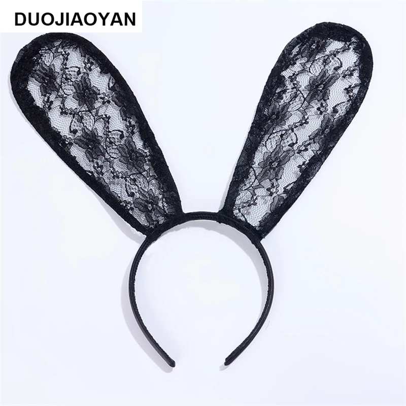 DUOJIAOYAN Lace Bunny Ears Hair Band Rabbit Headband For Women Girls Halloween Costume Party Head Accessories
DUOJIAOYAN Lace Bunny Ears Hair Band Rabbit Headband For Women Girls Halloween Costume Party Head Accessories