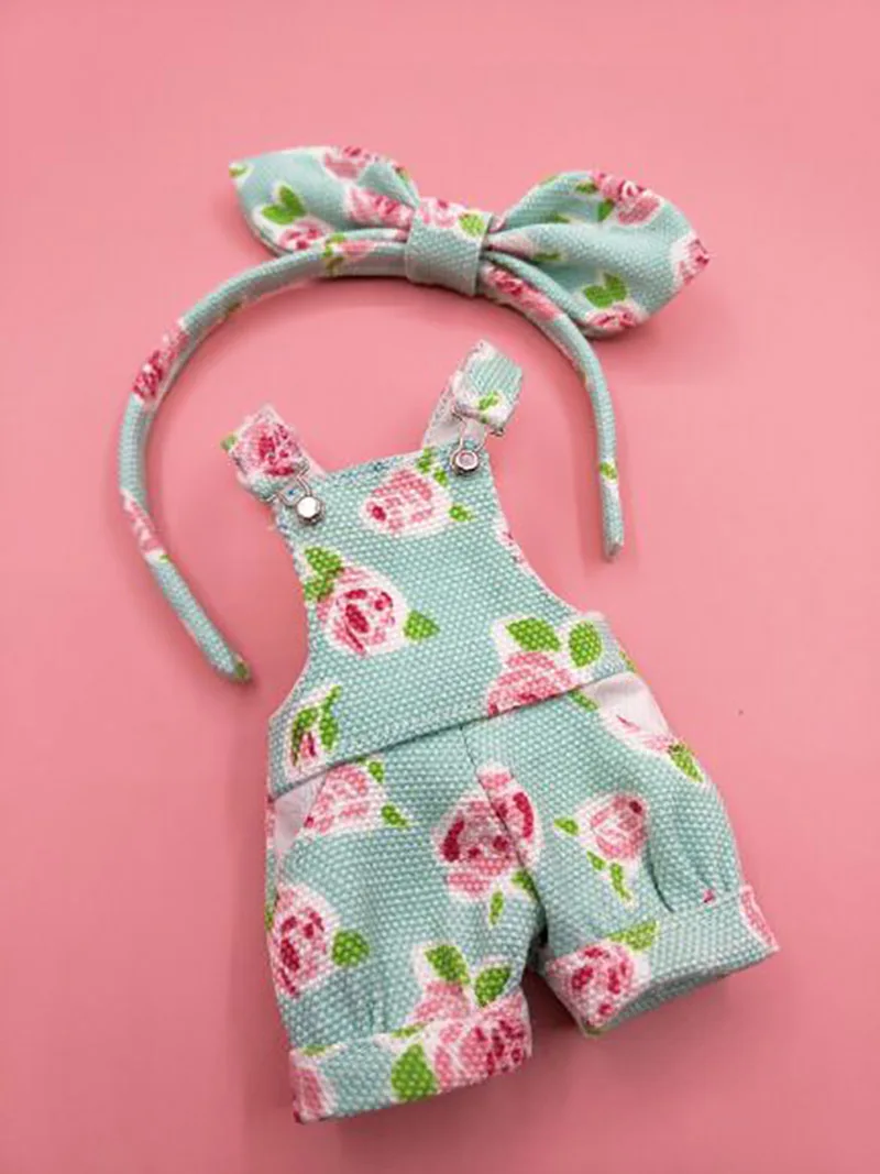1 Set Mint Green Rose Flower Short Bib Pants Suspender Trouser with Hair Band for Blyth Momoko 1/6 dolls
1 Set Mint Green Rose Flower Short Bib Pants Suspender Trouser with Hair Band for Blyth Momoko 1/6 dolls