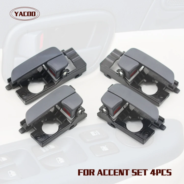 4PCS A CAR SET INTERIOR DOOR HANDLE FOR HYUNDAI ACCENT 2007-2011 2007 2008 2009 2010 2011
4PCS A CAR SET INTERIOR DOOR HANDLE FOR HYUNDAI ACCENT 2007-2011 2007 2008 2009 2010 2011