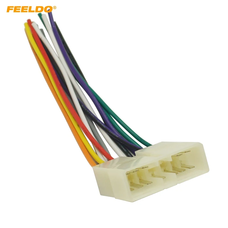 FEELDO 6Pcs Car Stereo Audio Wiring Harness Adapter Plug Male for Wuling Fudi Factory OEM Radio CD/DVD Wire Cable#3037
FEELDO 6Pcs Car Stereo Audio Wiring Harness Adapter Plug Male for Wuling Fudi Factory OEM Radio CD/DVD Wire Cable#3037