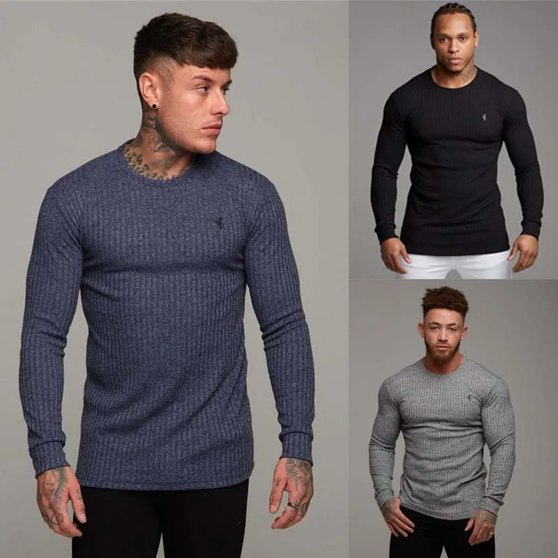 2019 men's T-shirt round neck long-sleeved men's T-shirt simple design casual T-shirt men's bodybuilding style fashion T-shirt
2019 men's T-shirt round neck long-sleeved men's T-shirt simple design casual T-shirt men's bodybuilding style fashion T-shirt
