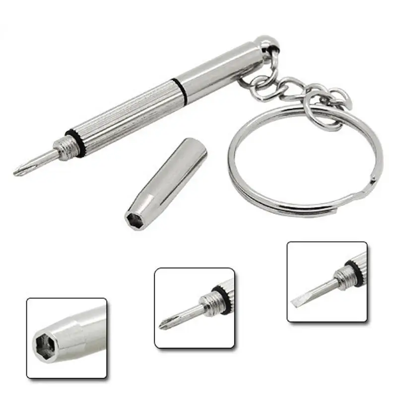 3 in 1 Screwdriver set Eyeglass screwdriver Practical Hand Tools Sunglass Watch Screwdriver Glasses Repair Tool with Keychain
3 in 1 Screwdriver set Eyeglass screwdriver Practical Hand Tools Sunglass Watch Screwdriver Glasses Repair Tool with Keychain