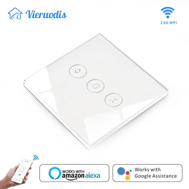 Tuya Smart Life Wi Fi занавес штора с переключателем для роликовых затвора Электрический