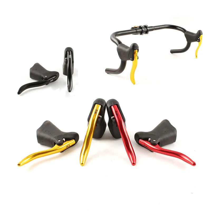 1 pair Road Bike Fixed Bicycle Brake Levers Bike brake handle road curved brake handle dead coaster brake handbrake road racing
1 pair Road Bike Fixed Bicycle Brake Levers Bike brake handle road curved brake handle dead coaster brake handbrake road racing