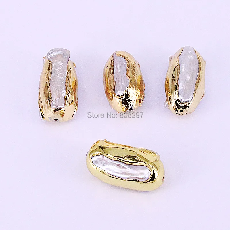 8Pcs High Quality Gold Color Natural Pearl Connector Spacer Beads For DIY Making Bracelet Necklace Jewelry
8Pcs High Quality Gold Color Natural Pearl Connector Spacer Beads For DIY Making Bracelet Necklace Jewelry