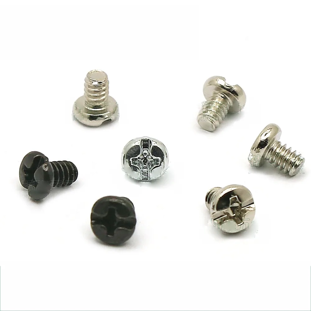100PCS 6#-32*5 Round/Pan Head Phillips Cross Set Screws For Hard Disk/PCI Baffle UNC Ni-plated Bright/Black Zinc Rust-proof
100PCS 6#-32*5 Round/Pan Head Phillips Cross Set Screws For Hard Disk/PCI Baffle UNC Ni-plated Bright/Black Zinc Rust-proof