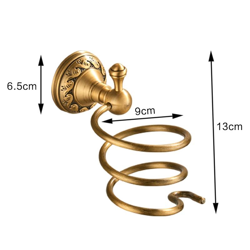 Antique Bathroom Hair Dryer Holder Wall Mounted Fixed Frame Metal Bathroom Accessories Creativity Bathroom Hardware Pendant
Antique Bathroom Hair Dryer Holder Wall Mounted Fixed Frame Metal Bathroom Accessories Creativity Bathroom Hardware Pendant