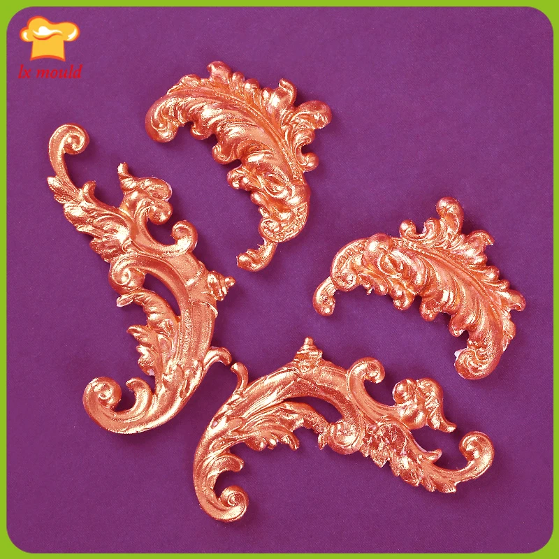 New European retro pattern fondant silicone mould cake edge decoration mold DIY chocolate biscuit fondant mold
New European retro pattern fondant silicone mould cake edge decoration mold DIY chocolate biscuit fondant mold