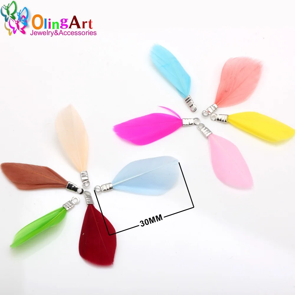 OlingArt Natural feathers 10pcs colorful Feathers 3cm women choker necklace Jewelry Making Straps Keychain Pendants charms
OlingArt Natural feathers 10pcs colorful Feathers 3cm women choker necklace Jewelry Making Straps Keychain Pendants charms